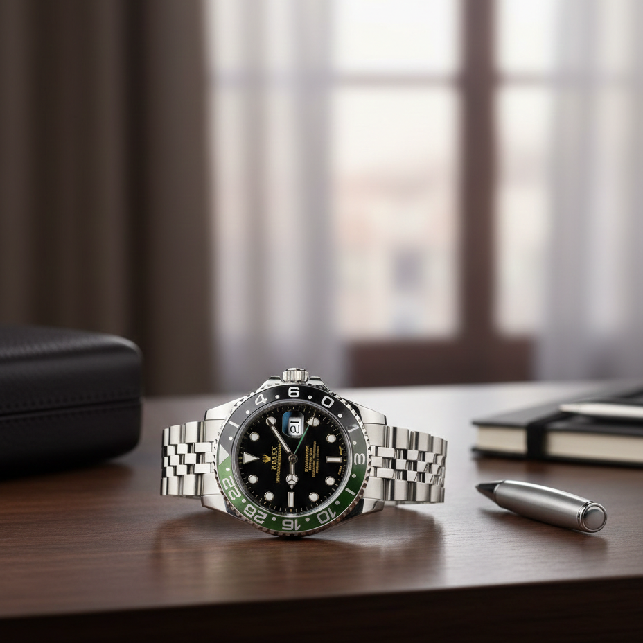 Rolex Watch Elegant Design Luxury Timepiece With Stylish Appearance And Reliable Performance For Everyday Wear - Golden Silver