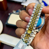 Rolex Watch Elegant Design Luxury Timepiece With Stylish Appearance And Reliable Performance For Everyday Wear - Golden Silver