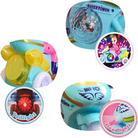 Princess Motorbike Toy With Lights Music And Dolls Pretend Playset Bump N Go Vehicle For Girls Kids Age 3 Plus (Random Color)