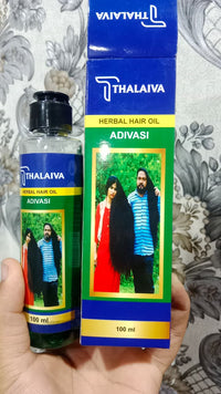 Thalaiva Adivasi Herbal Hair Oil – Strength & Growth Formula | Natural Hair Therapy for Hair Vitality | 100 ml
