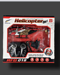 Remote Control Helicopter RFD‑018 | 2D Full Flight | Rechargeable Li‑Po Battery | Night Light Feature (Random Colour)