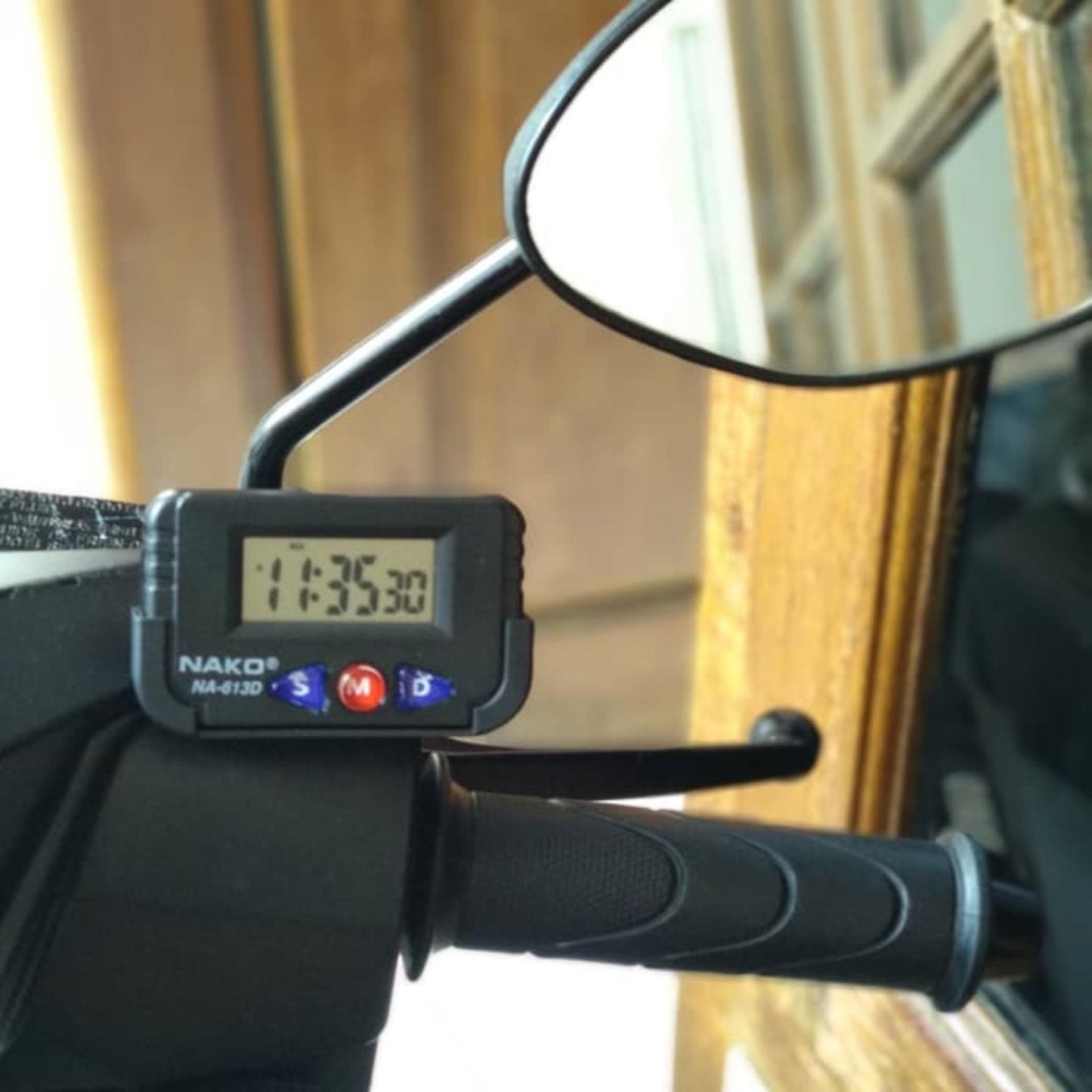 Takshun TS 613A Digital Car Dashboard Clock Compact Clear Display Reliable Timekeeping For Daily Driving Convenience