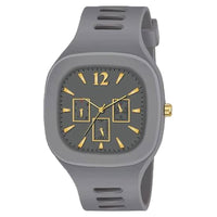 New Silicone Analogue Fashionable Wrist Watch for Men – Casual & Stylish Design (Black)