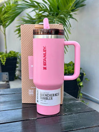 Stanley Flip Straw Tumbler 40oz (1200ML) Insulated Stainless Steel With Handle Durable Design For Daily Hydration And Travel - Blue