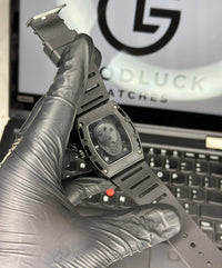 Skull Edition Luxury Watch With Striking 3D Skull Dial Premium Matte Black Case And Durable Rubber Strap (Without Box)