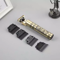 Vintage T9 Hair Trimmer For Men Professional USB Rechargeable Beard And Hair Cutting Machine Precision Shaver