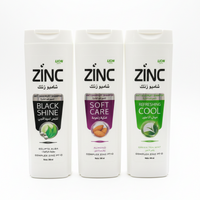 ZINC Anti-Dandruff Shampoo | For Men & Women | Complete Zinc Pro Formula | Black Shine | 340ml