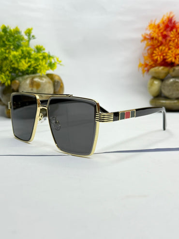 Luxury Square Black Gradient Sunglasses for Men & Women