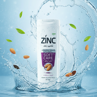 ZINC Anti-Dandruff Shampoo | For Men & Women | Complete Zinc Pro Formula | Black Shine | 340ml