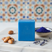Moroccan Blue Soap 50g | Argan Oil & Nila Zarka Infusion | Authentic & Exotically Scented