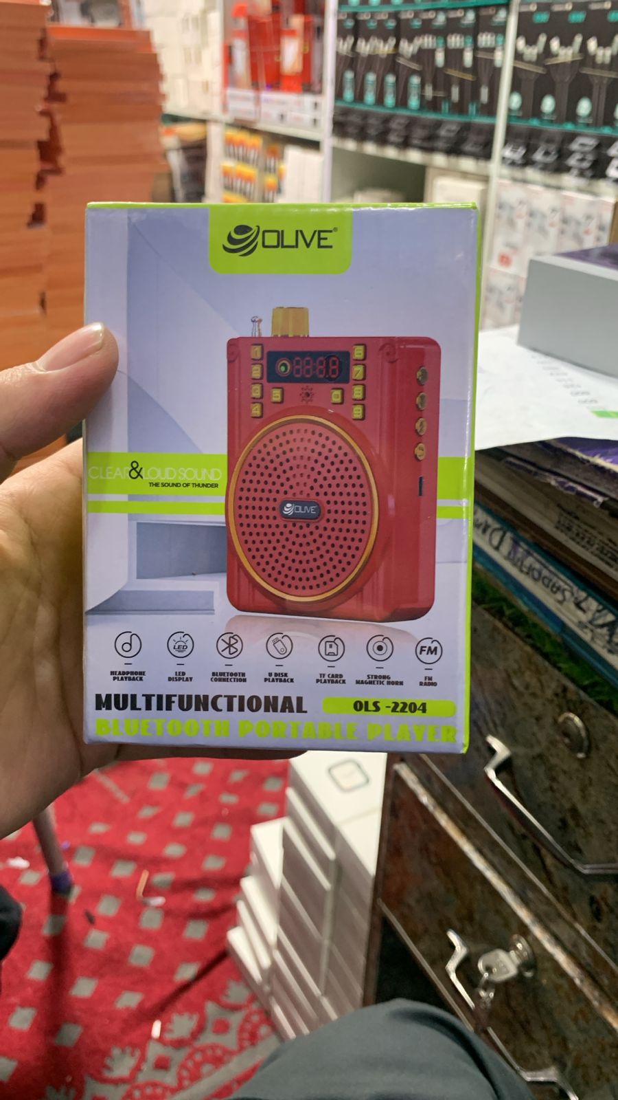 OLS 2204 Wireless Portable Speaker | Deep Bass | Compact Bluetooth Sound System