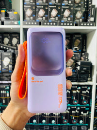 Moshuo 30000mAh Super Fast Charging Power Bank 100W – Original Lithium Battery with LED Display & Type-C Cable