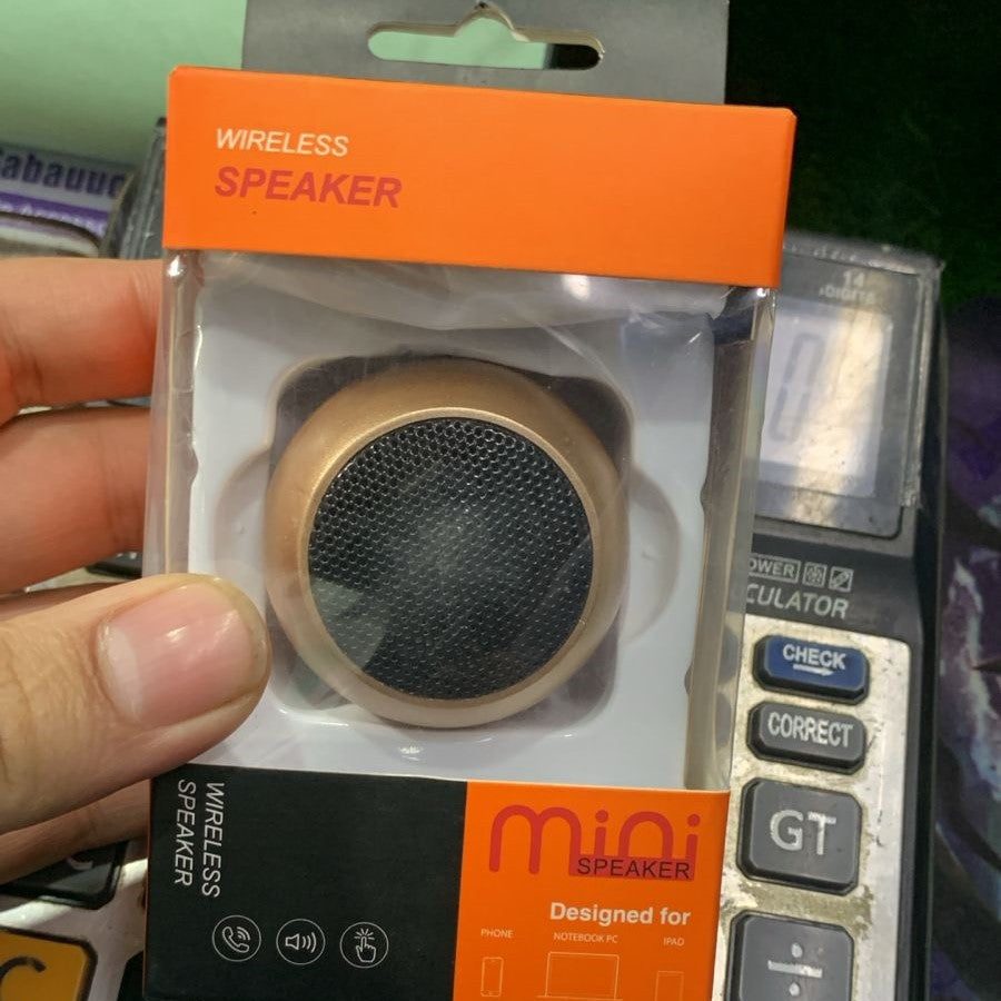 M3 Mini Portable Bluetooth Speaker With Clear Sound And Compact Lightweight Design (Random Color)