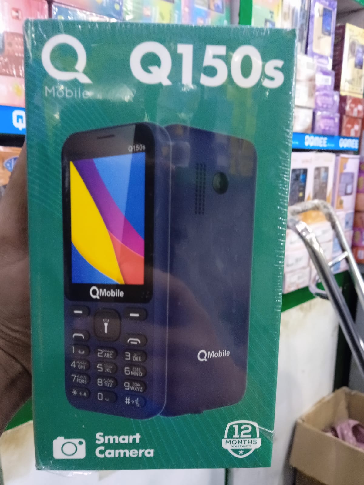 QMobile Q150S Dual Sim PTA Approved Mobile With 2.4 Inches LCD 1000mAh Battery Digital Camera And Wireless FM Radio (Random Color)