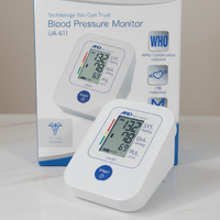 A&D Medical UA-611 Digital Blood Pressure Monitor – Automatic Upper Arm BP Machine with Large Cuff & Memory
