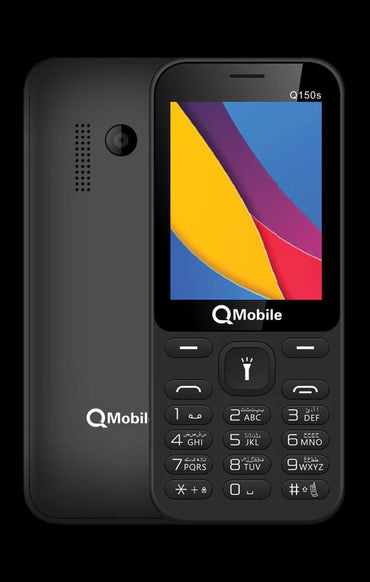 QMobile Q150S Dual Sim PTA Approved Mobile With 2.4 Inches LCD 1000mAh Battery Digital Camera And Wireless FM Radio (Random Color)