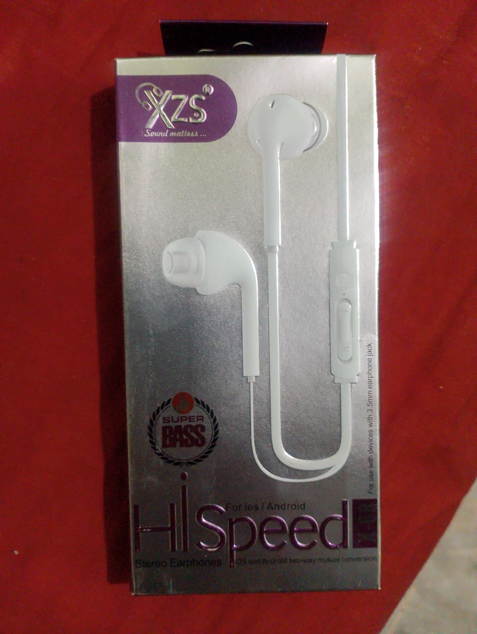 Handsfree X68 Hi Speed Stereo Earphones with Mic – Super Bass 3.5mm Wired Handsfree