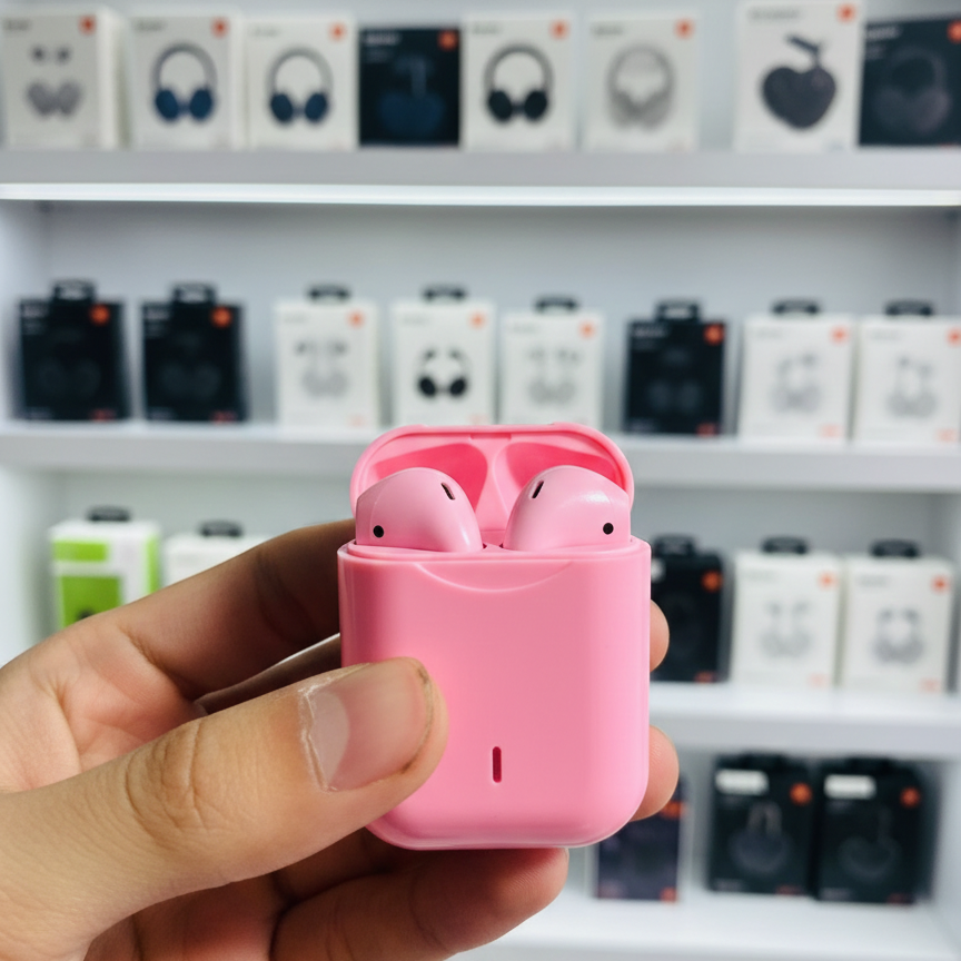 i9S Pro Wireless Stereo Headset | TWS Technology | Bluetooth 5.0 | Noise Reduction | iOS & Android (Random Colour)