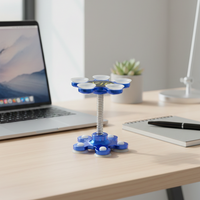 VIP Suction Cup Rotating Spinner Stand – Anti-Stress Desk Toy & Mini Phone Holder with Strong Grip Base | Pack of 2