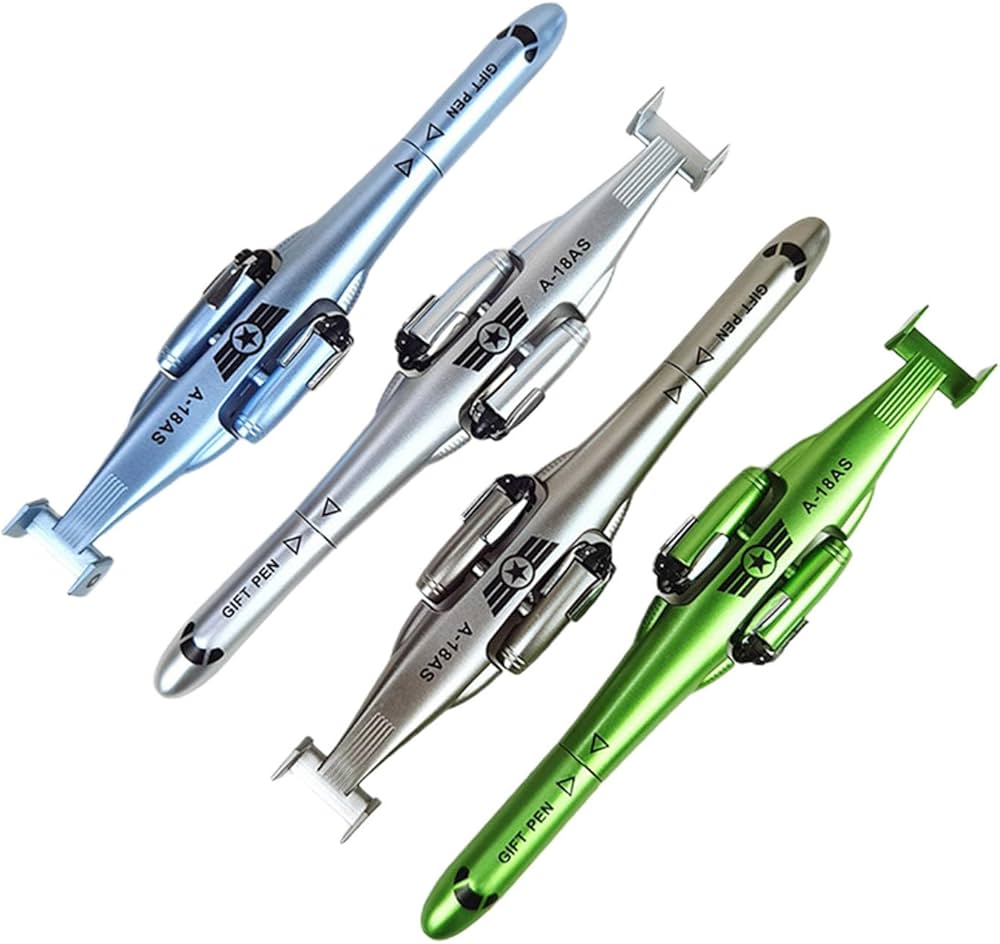 Airplane Design Metal Ballpoint Pen – Creative Aircraft Shape Gift Pen for Kids & Adults | 1Pc