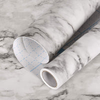 Self-Adhesive Kitchen Marble Sheet Waterproof Heat Resistant Wall Countertop Sticker For Bathroom Living Room(random colour)