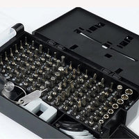 115 In 1 Stainless Steel Magnetic Screwdriver Driver Set Durable Practical Easy To Use Affordable Household Tool