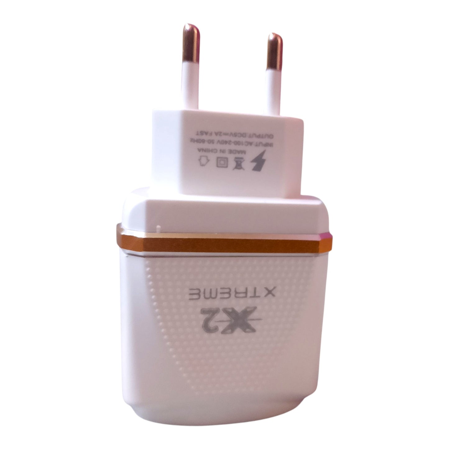 X2 Xtreme 3 USB Fast Charger with Type-C Cable | Quick Charging Wall Adapter | Safe & Smart Charging
