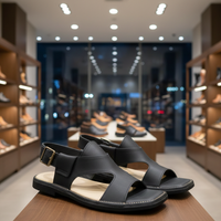 Men’s Premium Black Panjadara Chappal