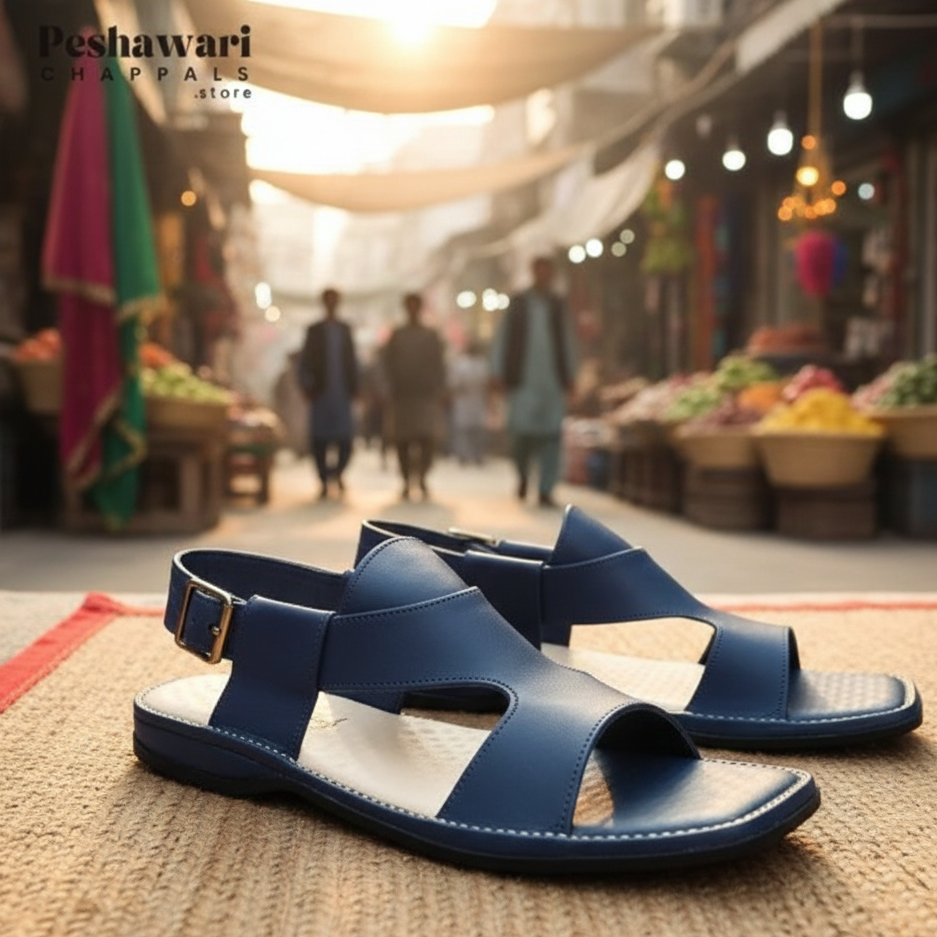 Men’s Premium Blue Panjadara Chappal |