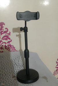Adjustable Retractable Mobile Phone Stand Folding Extendable Holder With 22 To 32 Cm Height