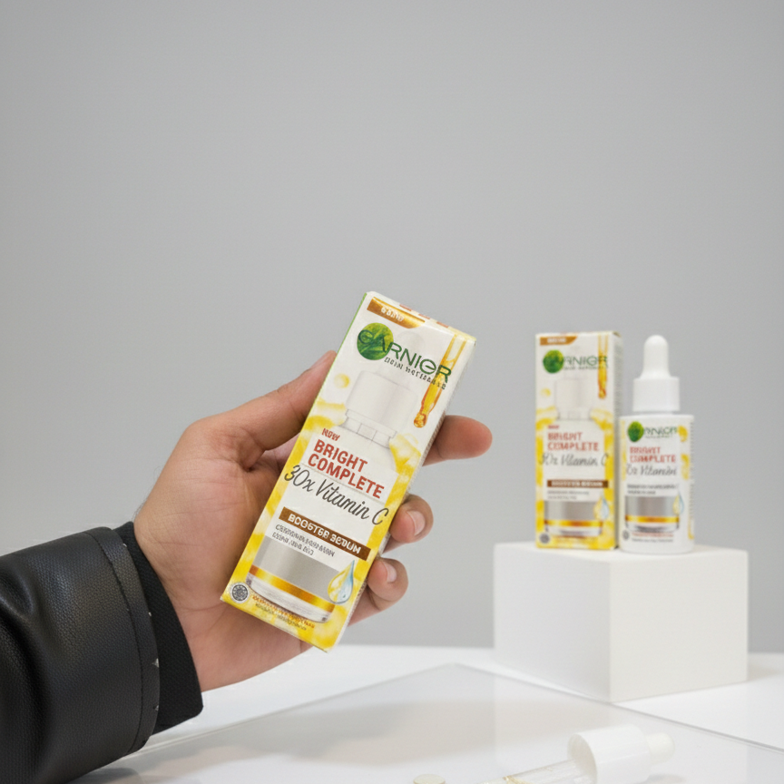 Garnier Skin Active Bright Complete Vitamin C Booster Serum | 35ml | With Niacinamide