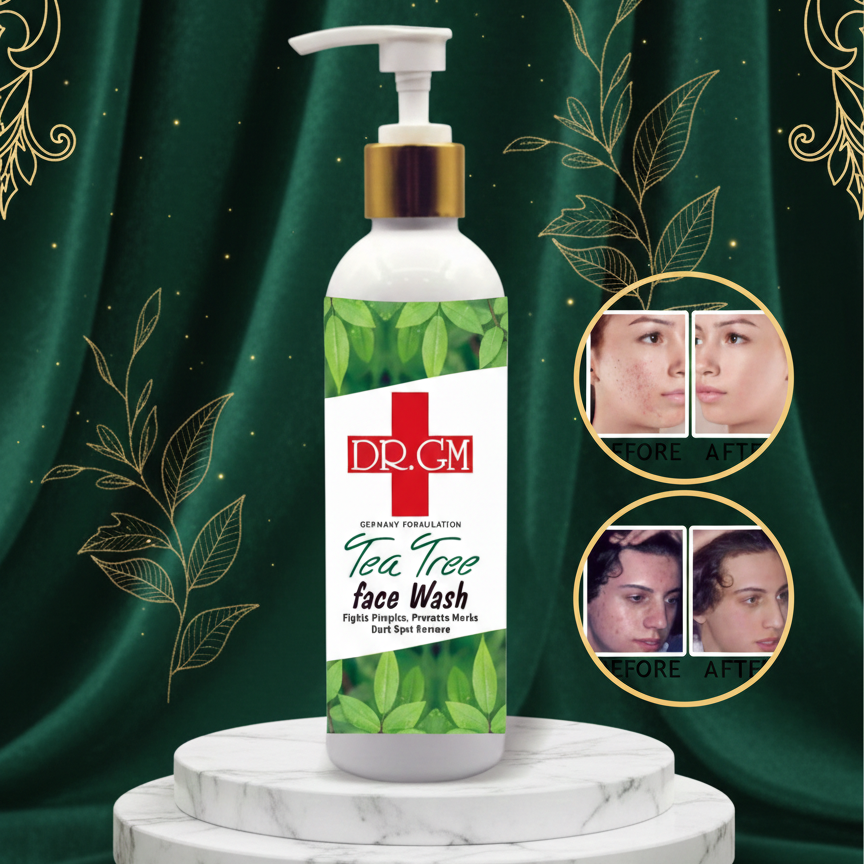 DR.GM Face Wash Tea Tree For Refreshing And Deep Cleansing Skincare