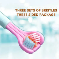 three sided toothbrush, ultra soft toothbrush, soft bristle toothbrush, gentle toothbrush, teeth cleaning brush, oral care toothbrush, safety toothbrush, sensitive teeth toothbrush, gum care toothbrush, adult toothbrush, family toothbrush, pack of 2 toothbrush, dental hygiene product, daily oral care, plaque cleaning toothbrush, whitening toothbrush, comfortable grip toothbrush, premium toothbrush, personal care product, bathroom essentials, trending oral care product, best selling toothbrush, pakistan oral