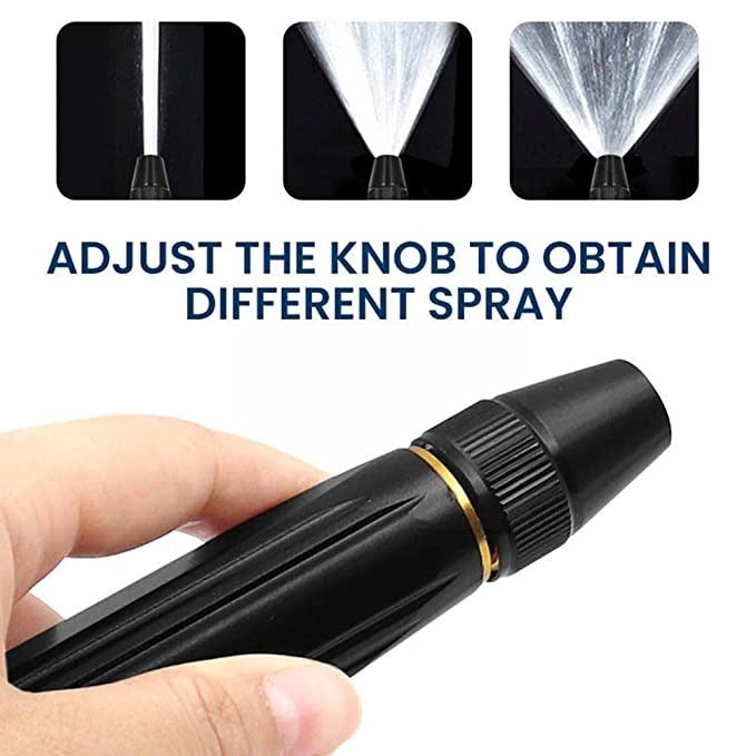 High Pressure Metal Brass Adjustable Nozzle Water Spray Gun – Heavy-Duty Garden & Car Wash Cleaning Tool