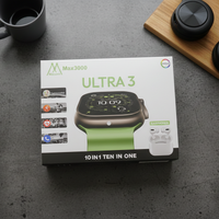 Maixinn Max3000 Ultra 3 Smart Watch With AMOLED Display And 10 In 1 Ten In One Features