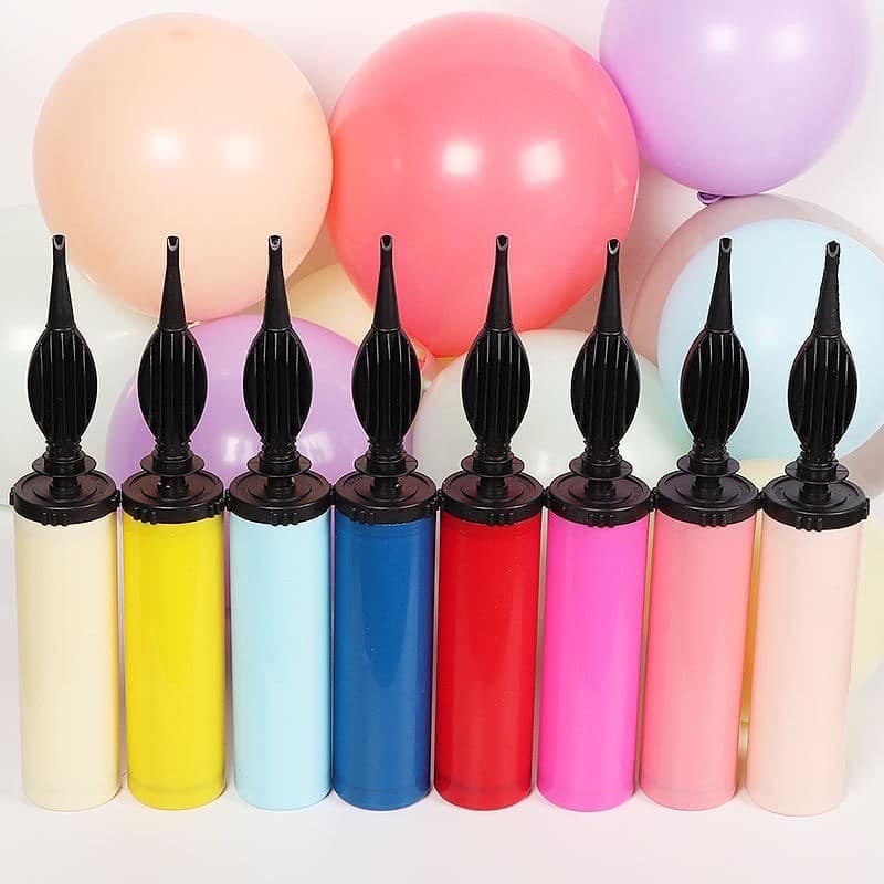 Air Inflator Portable Hand Held Birthday Party Balloon Pump ( Random Colour)