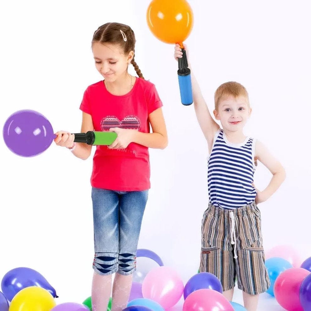 Air Inflator Portable Hand Held Birthday Party Balloon Pump ( Random Colour)