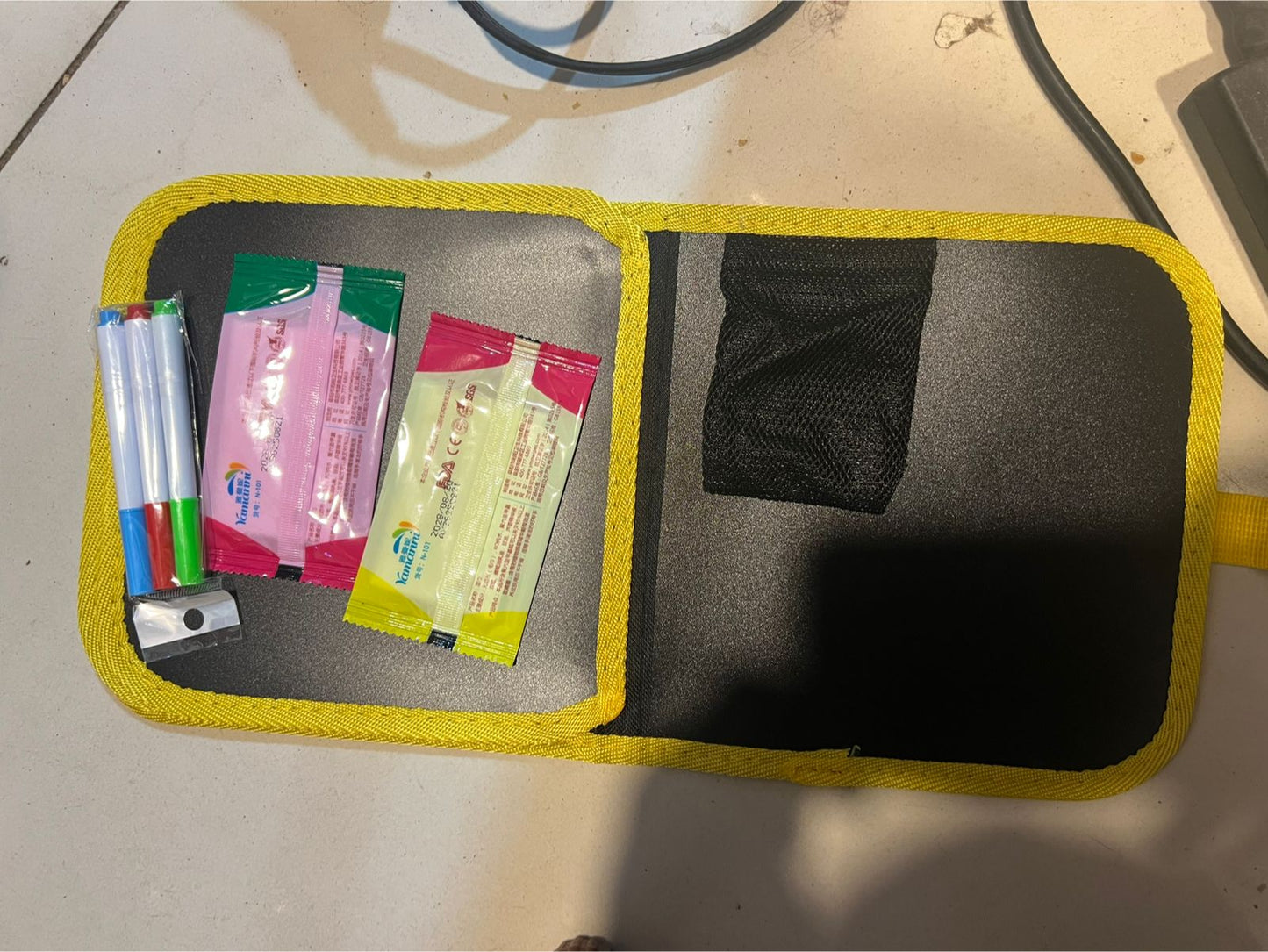 Erasable & Reusable Doodle Magic Blackboard Book with 3 Color Markers – Kids Drawing & Learning Activity Book (Random Color)