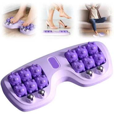 Roller Manual Foot Massager – Body Stress Buster & Accupressure Point Device for Foot & Leg Pain Relief (Random Color)