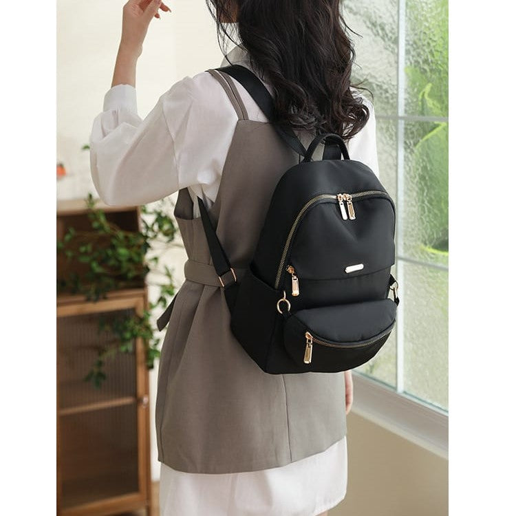 Fashion Women’s Travel Backpack | Stylish Large Capacity | Detachable Small Bag Included | Black