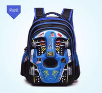 Schoolbag New Car Design | Primary School Backpack for Boys | Durable Children’s Student Bag | Blue