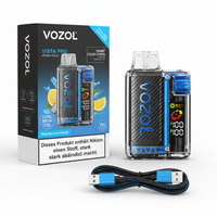 Vozol Refillable Vape Kit with Box, Charging Cable & Long-Lasting Battery (Random Flavour)