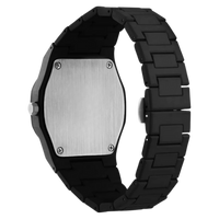 Premium Black Stainless Steel Waterproof Men’s Watch – Luxury Multi-Dial Design (With Box)