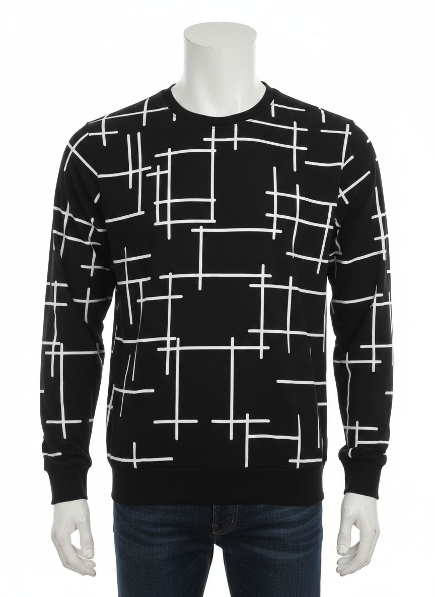 Cool Boys Printed Full Sleeve T-Shirt | Soft Fabric Comfortable Fit Large
