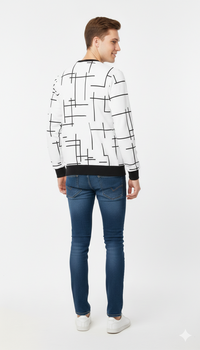 Stylish Boys Full Sleeve Printed T Shirt – Trendy Casual Look/L