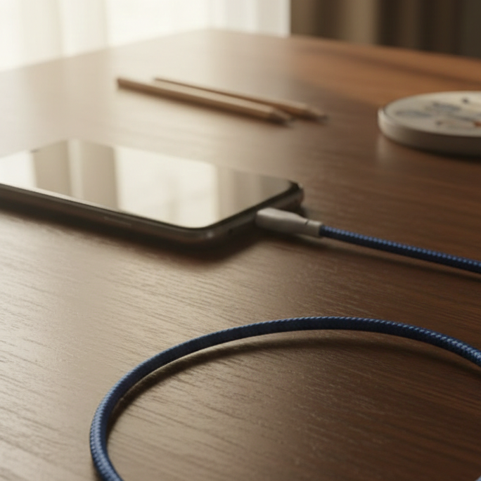 RONIN FLEXIN Braided USB to Micro USB Fast Charging Cable 1.2m – Durable Android Data Cable