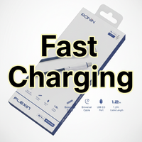 RONIN FLEXIN Braided USB to Micro USB Fast Charging Cable 1.2m – Durable Android Data Cable