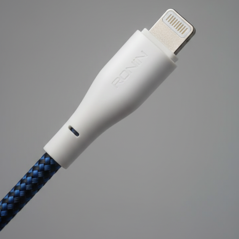 RONIN FLEXIN Braided USB to Micro USB Fast Charging Cable 1.2m – Durable Android Data Cable