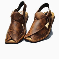 Peshawari Zalmi HP Shape Chappal – Babar Sher Color | Original Leather Sole (Size 70 to 12)