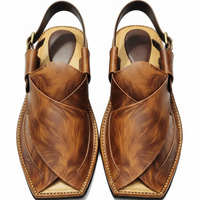 Peshawari Zalmi HP Shape Chappal – Babar Sher Color | Original Leather Sole (Size 70 to 12)